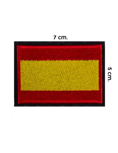 SPAIN FLAG PATCH 7 X 5