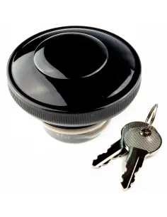 "BLACK" GASCAP WITH LOCK 2