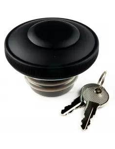 NEGRO MATE DE PLUGUE LISO PARA HARLEY COM CHAVE 2