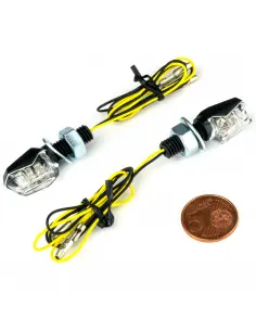 TURNSIGNAL SET LED TINY BLACK E-MARK 2