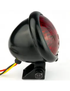 TAIL LAMP BLACK BATE STYLE HOMOLOGATED IGUANA CUSTOM PARTS
