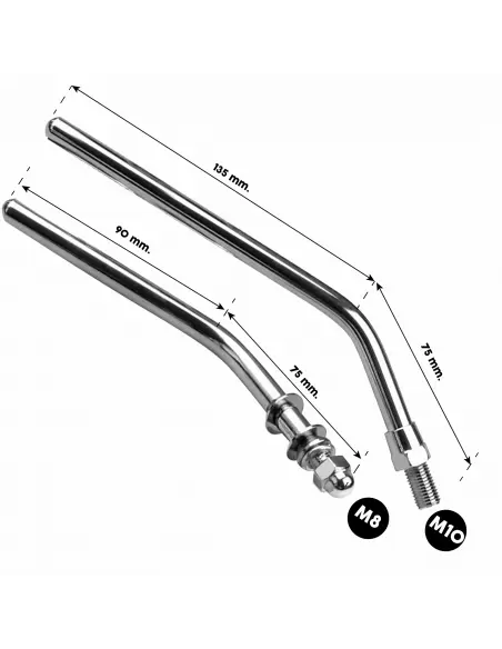 MIRROR ROUND CHROME E-MARK