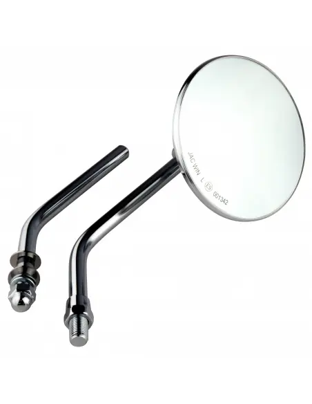 MIRROR ROUND CHROME E-MARK