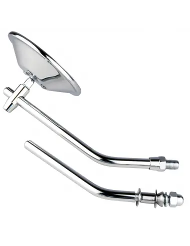 MIRROR ROUND CHROME E-MARK