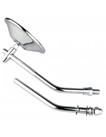 MIRROR ROUND CHROME E-MARK
