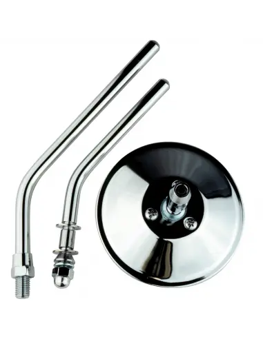 MIRROR ROUND CHROME E-MARK