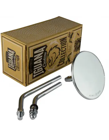 MIRROR ROUND CHROME E-MARK