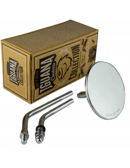 MIRROR ROUND CHROME E-MARK