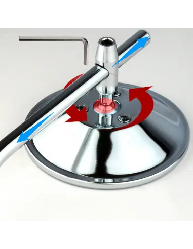 MIRROR ROUND CHROME E-MARK