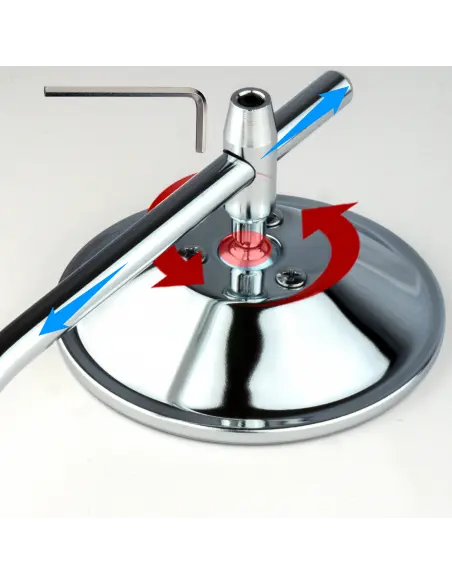 MIRROR ROUND CHROME E-MARK