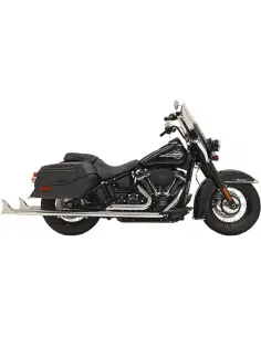 Comprar Escapes Bassani True Duals Cola De Pez 36" Con Baffles Softail Flhc Y Flde 2018-Up a precio de oferta