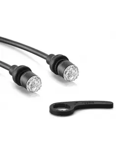 PAIR OF INDICATORS UNIT BLACK RIZOMA TO BUILT-IN