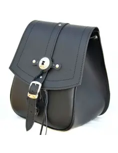 BACKPACK / BACKPACK "TANGER" BLACK LEATHER