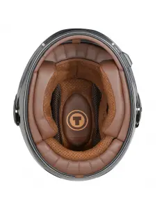 MATT T-1 BLACK MATTE INTEGRAL HELMET 2