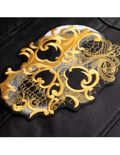 Comprar Parche Calavera Gotik Skull Oro 20 Cm. a precio de oferta 2