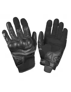 Comprar Guantes De Verano De Piel Perforada Tokio Negros De By City a precio de oferta