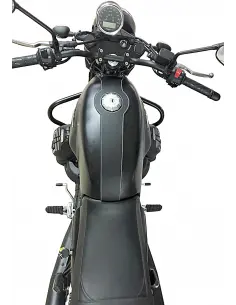 Comprar Cubredeposito Piel Negro Royal Enfield Meteor 350 a precio de oferta