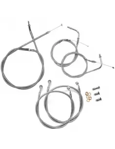 Comprar Kit Completo Cables Acero Para Manillar De 16" (40Cm) Xvs650 Cus a precio de oferta