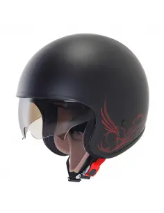 HELMET SUOMY JET 70'S CUSTOM'S BLACK MATT 2