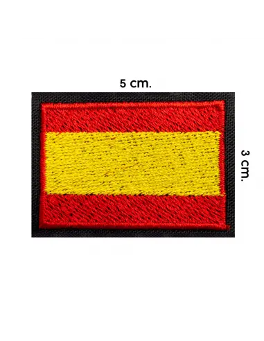 SPAIN FLAG PATCH 5 X 3
