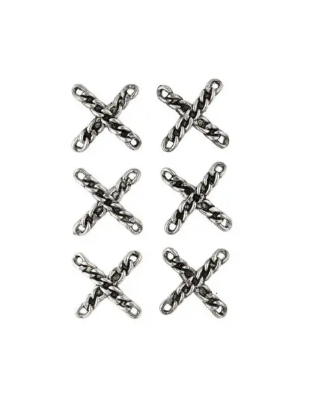 Comprar Pack 6 Charms Cadena Cromada a precio de oferta