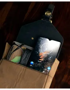 Comprar Bolsa Sobredepósito Para Moto De Piel Auténtica Trip Machine a precio de oferta 2