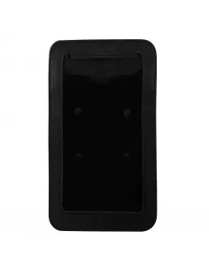 BLACK LEATHER  MAGNETIC MOBILE PHONE CASE BY TRIP MACHINE 2