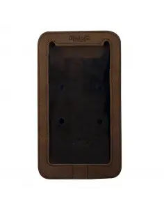 BROWN TOBACCO LEATHER  MAGNETIC MOBILE PHONE CASE BY TRIP MACHINE 2