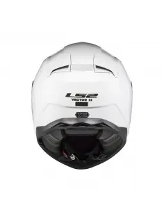 LS2 VECTOR II INTEGRAL HELMET GLOSS WHITE 2