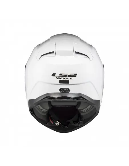 CAPACETE LS2 VECTOR II FULL FACE BRANCO BRILHO