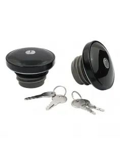 SET "BLACK" GASCAPS WITH LOCK