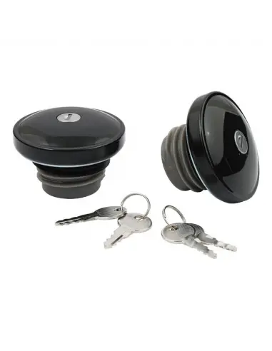SET "BLACK" GASCAPS WITH LOCK