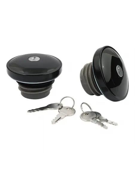 SET "BLACK" GASCAPS WITH LOCK