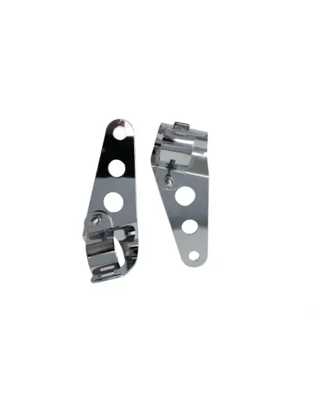 CHROME FORK BRACKETS FOR HEADLIGHT