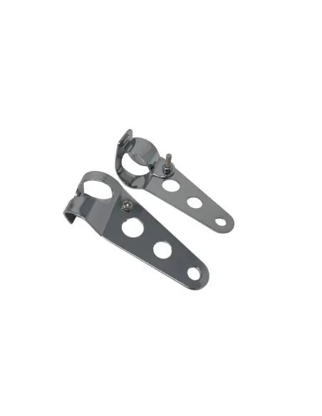 CHROME FORK BRACKETS FOR HEADLIGHT