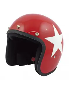 ORIGINAL VERMELHO ESTRELA INTERIOR BANDIDO BANDIDO CAPACETE jet
