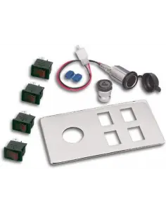 Comprar Knockout Plate Gl1500 Con Interruptores Y Toma De Mechero a precio de oferta