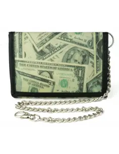 CARTERA DOLARES CON CADENA