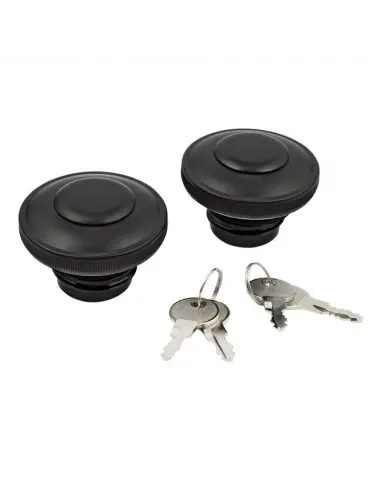 SET "BLACK" GASCAPS WITH LOCK