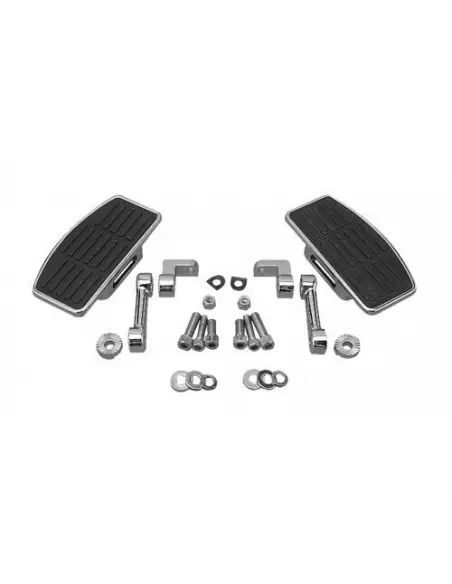 MINI PLATAFORMAS AJUSTÁVEIS CROMADAS PARA HARLEY