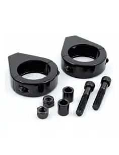 FORK BRACKETS FOR INDICATORS BLACK 39MM