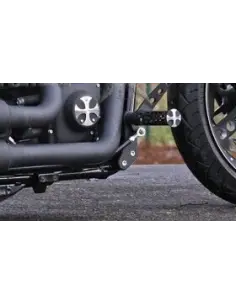 BLACK CROSS IGNITION COVER FOR HARLEY MODELS 2