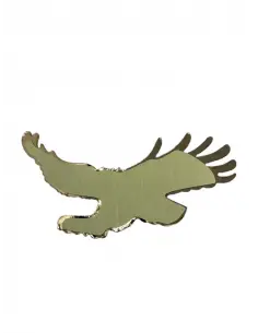 Comprar Emblema Adhesivo Metalico Aguila Oro 15Cm a precio de oferta 2