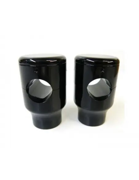 ROUND RISERS BLACK 2"