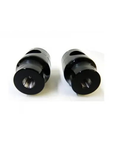 ROUND RISERS BLACK 2"