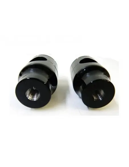 ROUND RISERS BLACK 2"