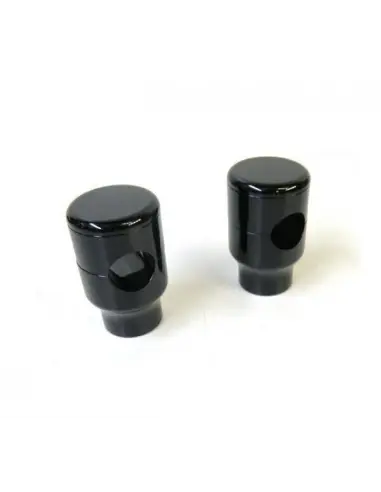ROUND RISERS BLACK 2"