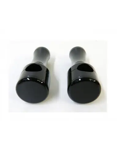 ROUND RISERS BLACK 4"