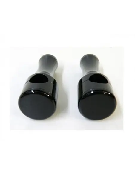 ROUND RISERS BLACK 4"