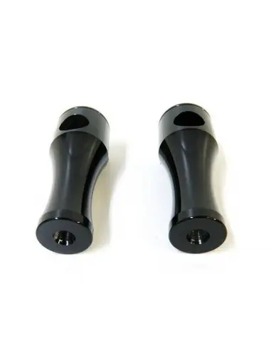 ROUND RISERS BLACK 4"